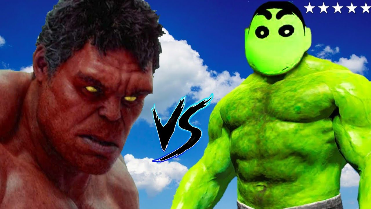 SHINCHAN BECAME GREEN HULK AND FIGHT WITH MONSTER RED HULK IN GTA 5 | GTA V GAMEPLAY IN HINDI