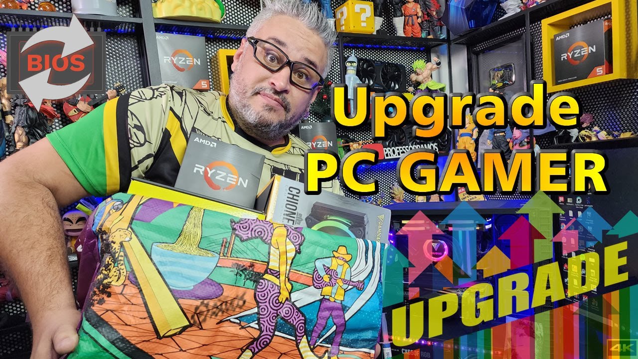 UPGRADE no PC GAMER AMD Ryzen !!! Veja como ficou ...