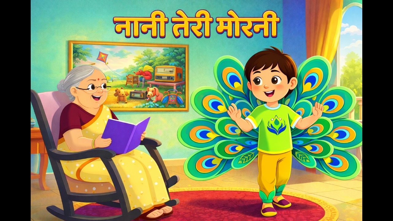 Hindi | Nani Teri Morni 🦚 Ko Mor Le Gaye | नानी तेरी मोरनी को मोर ले गए I Cat Story Hindi