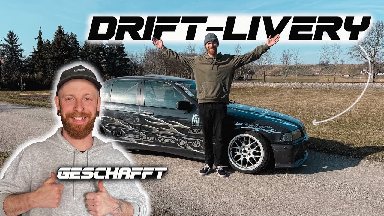 GESCHAFFT?! DIY e36 Drift-Livery | Das Chaos geht weiter - Manuel Scharka 