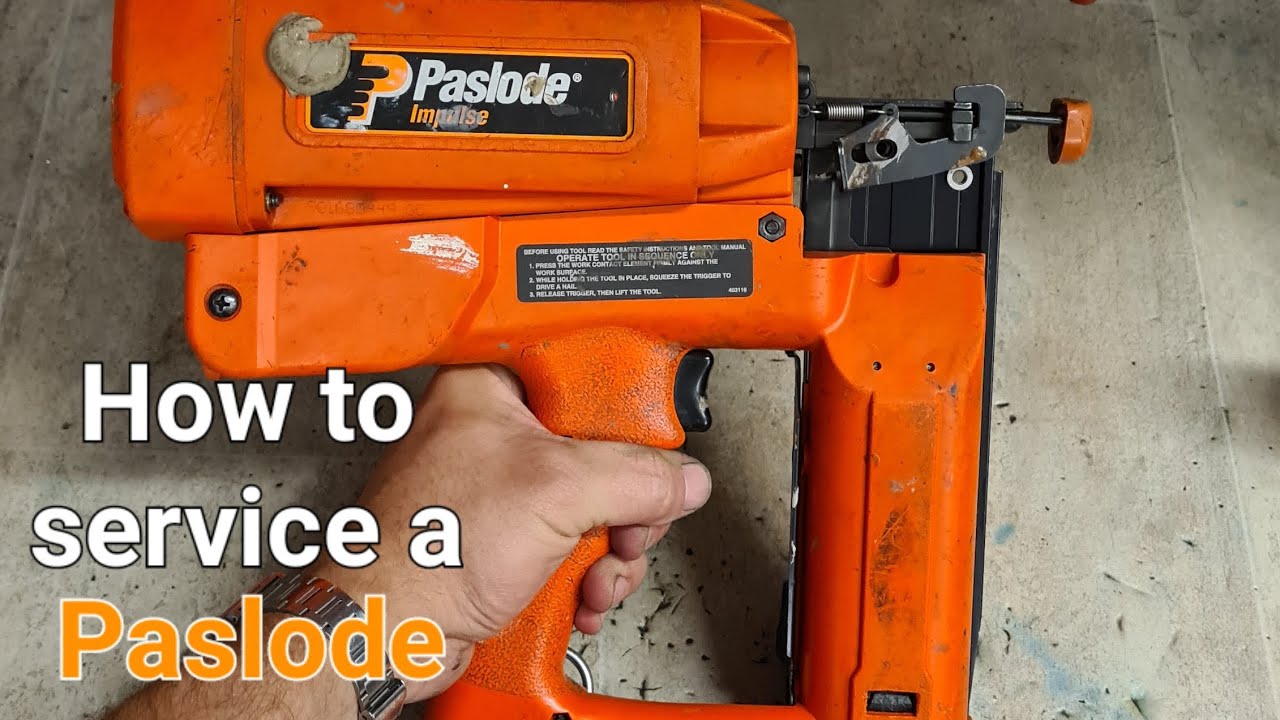 How to service a Paslode IM250 second fix gas gun that won't fire.