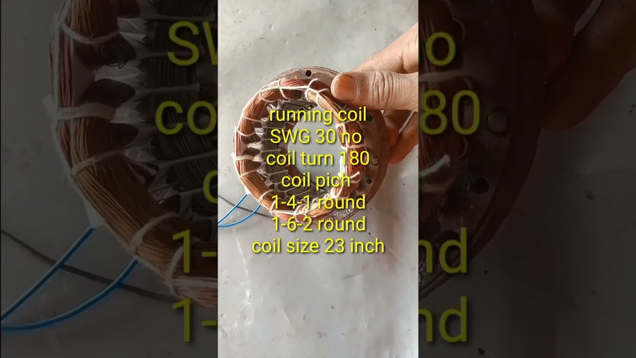 20 mm cooler motor winding data/cooler motor winding 1440 RPM /cooler motor winding data/shorts