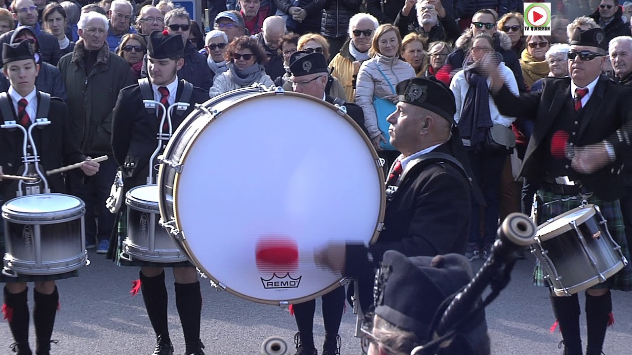 QUIBERON | 🎶 Presqu'ile Breizh: Pipe Band Saint-Brieuc - TV Quiberon 24/7
