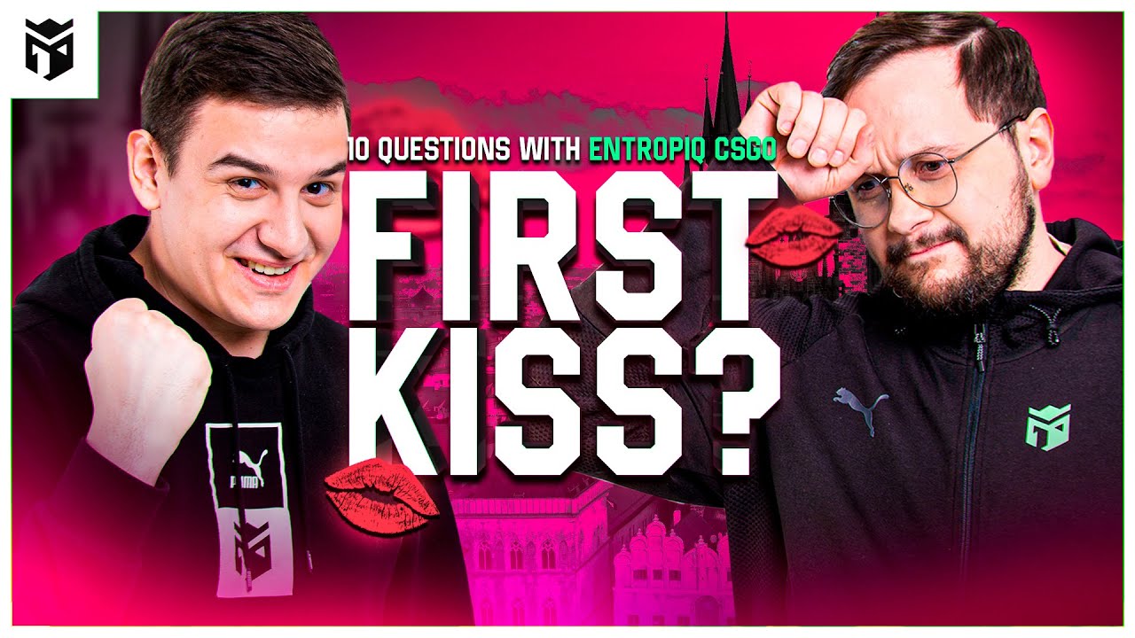 Первый ПОЦЕЛУЙ!? | 10 Вопросов игрокам Entropiq CS:GO  [EN Subtitles]