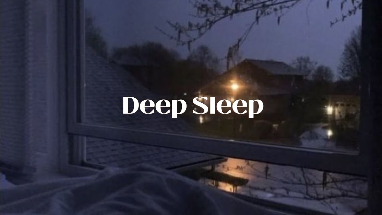 Rain on window for Sleep 🌧️ Cozy Thunderstorms (3 Hours)