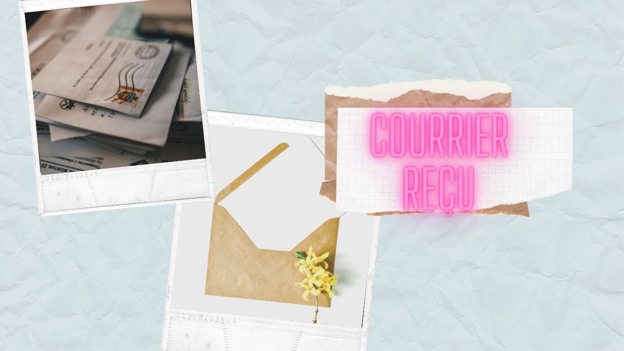 je vous présente  courrier recu @Magie’Scrap10