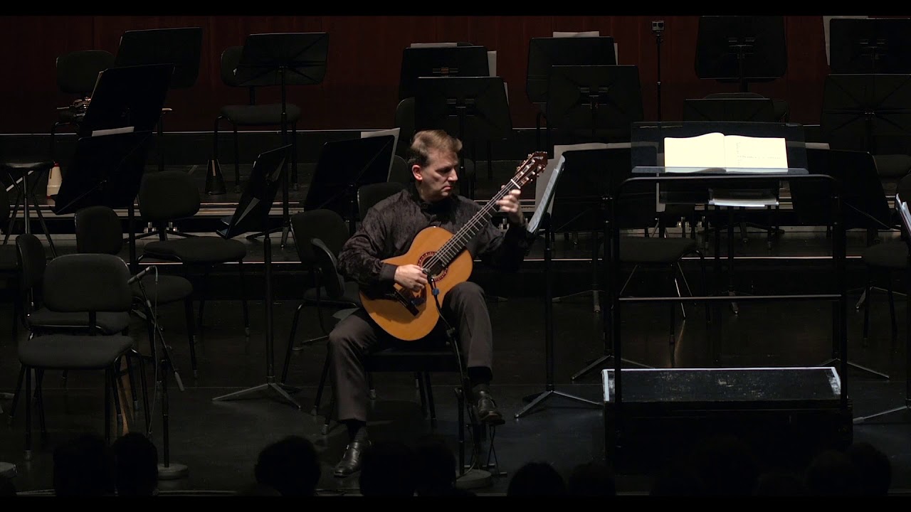 Marco Tamayo plays J  Rodrigo‘s Tiento Antiguo live at Mozarteum University in Salzburg, Austria.