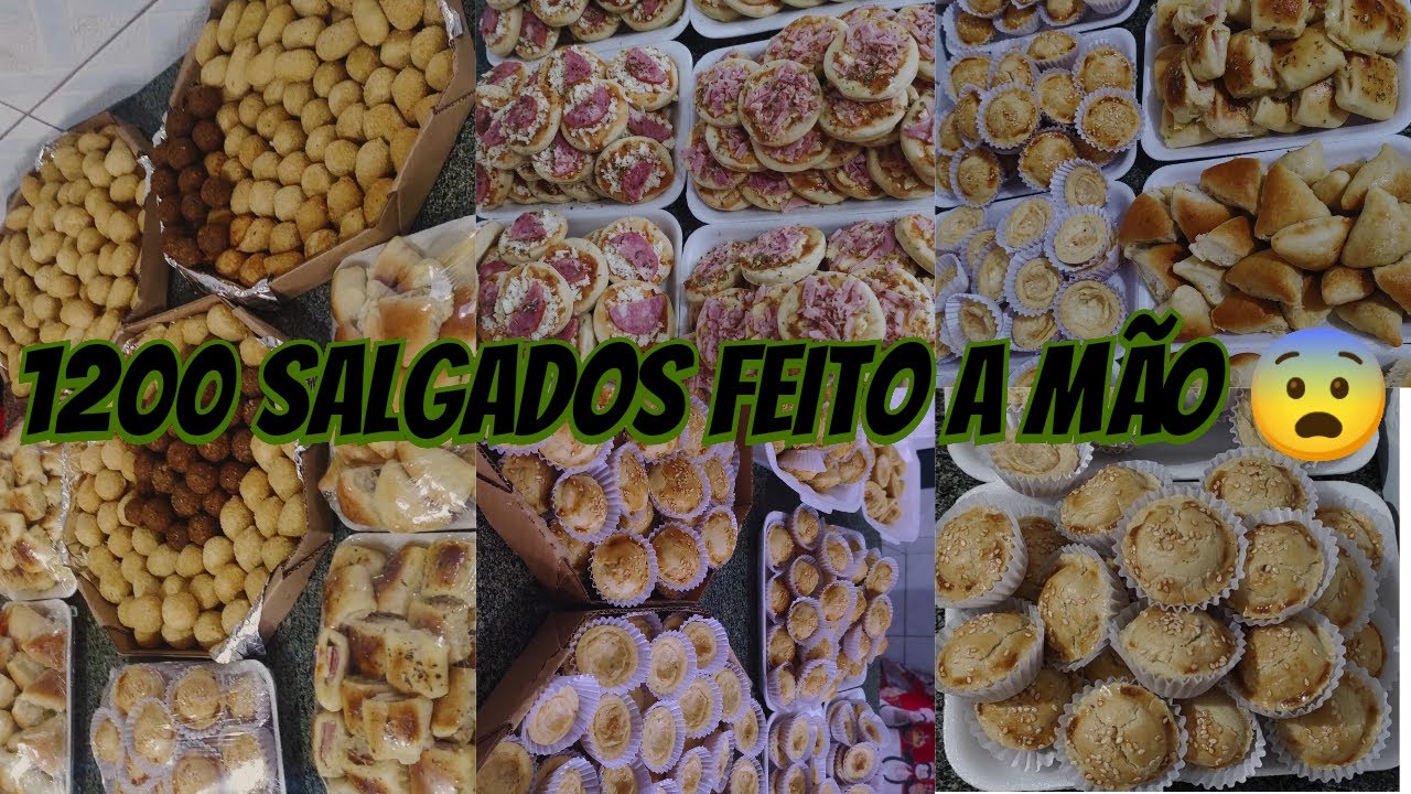 😱FIZ 800 R$ EM UM DIA COM SALGADOS!