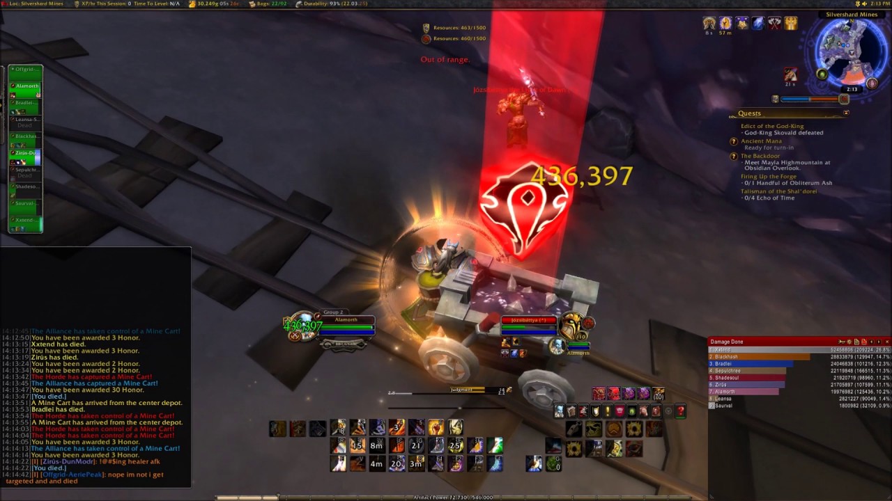 Silvershard Mines Battleground [Retribution Paladin]