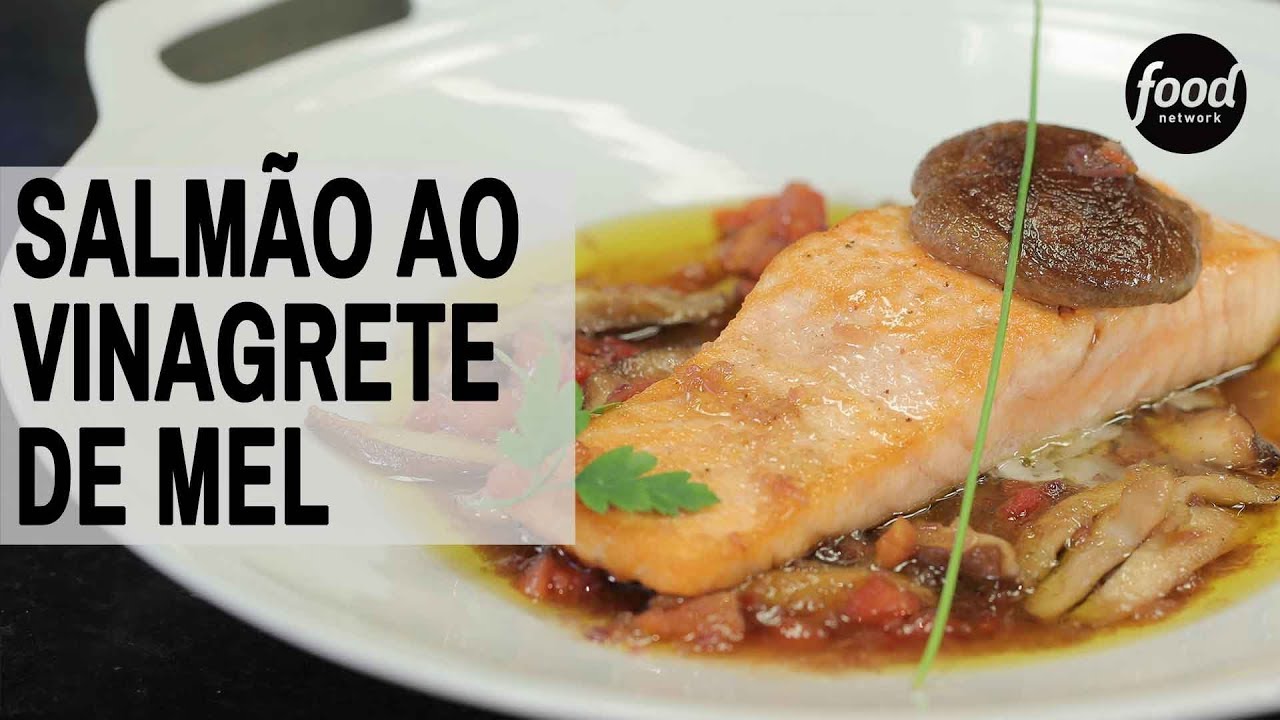 SALMÃO AO VINAGRETE DE MEL | RECEITAS EMMANUEL