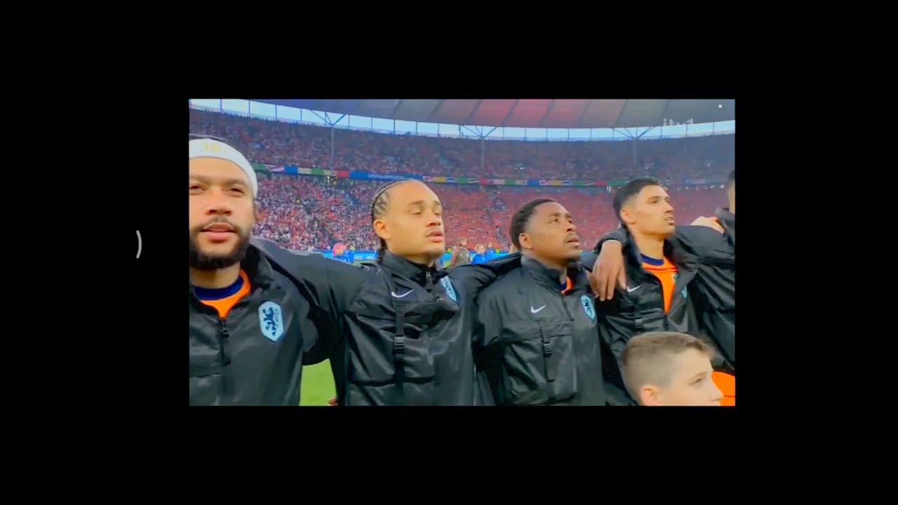 Netherlands National Anthem (vs Turkey) - EURO 2024 Quarter-finals