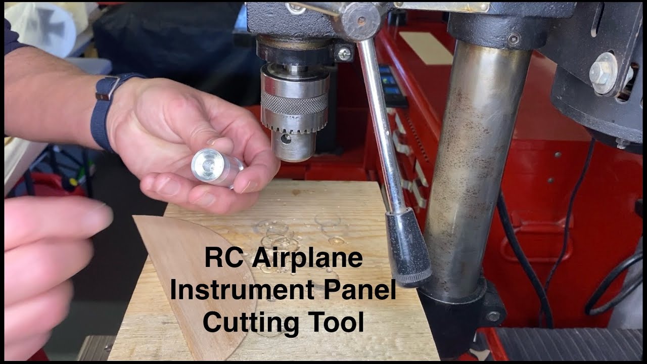 RC Airplane Instrument Panel Cutting Tool
