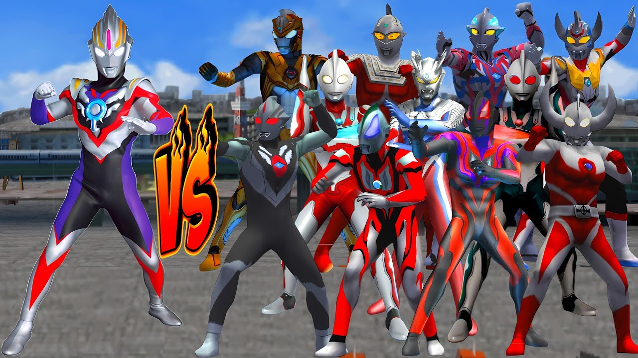 ウルトラマン ORB SPACIUM ZEPERION VS ULTRAMAN GEED PRIMITVE, RIBUT, ZERO, REIGA, BLAZAR #ウルトラマン #ultraman