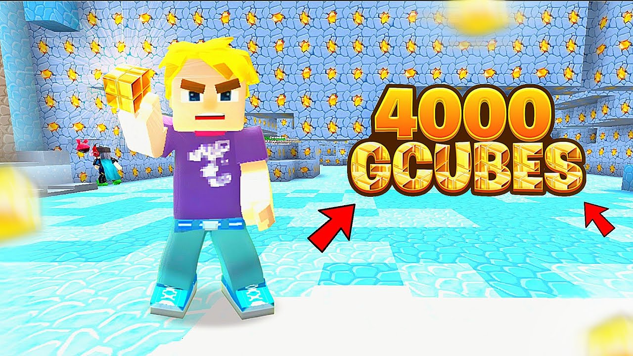 Я получил 4000 GCubes в обновлении «Майнинг»! | Blockman Go Bedwars