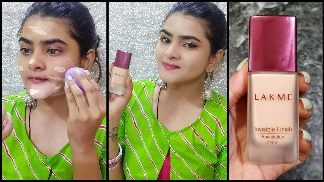 Lakme Invisible Finish Foundation review and Demo | SHADE 01 | Affordable | SPF 8 | Ria Das