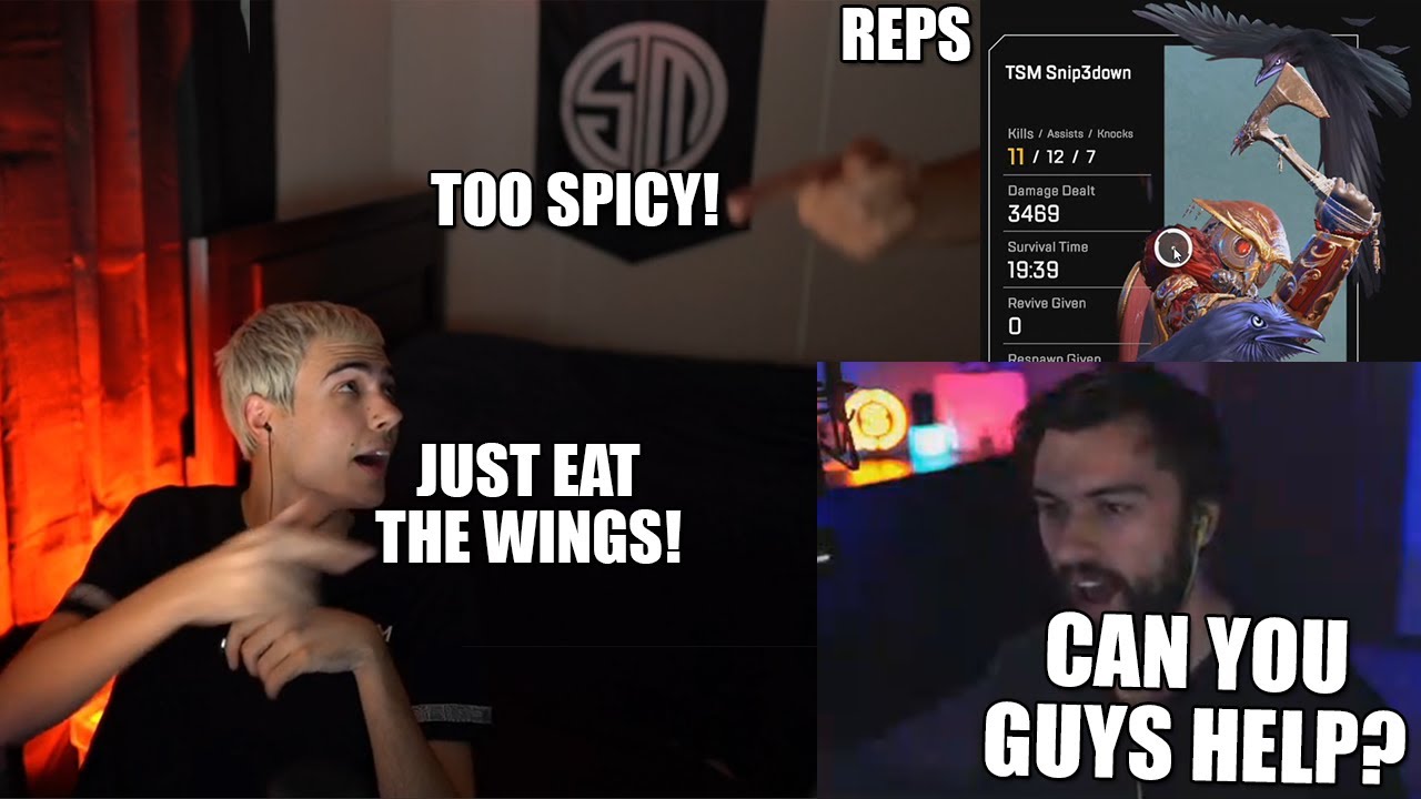 Snip3down Goes BEAST MODE While Hal and Reps Argue About Chicken Wings