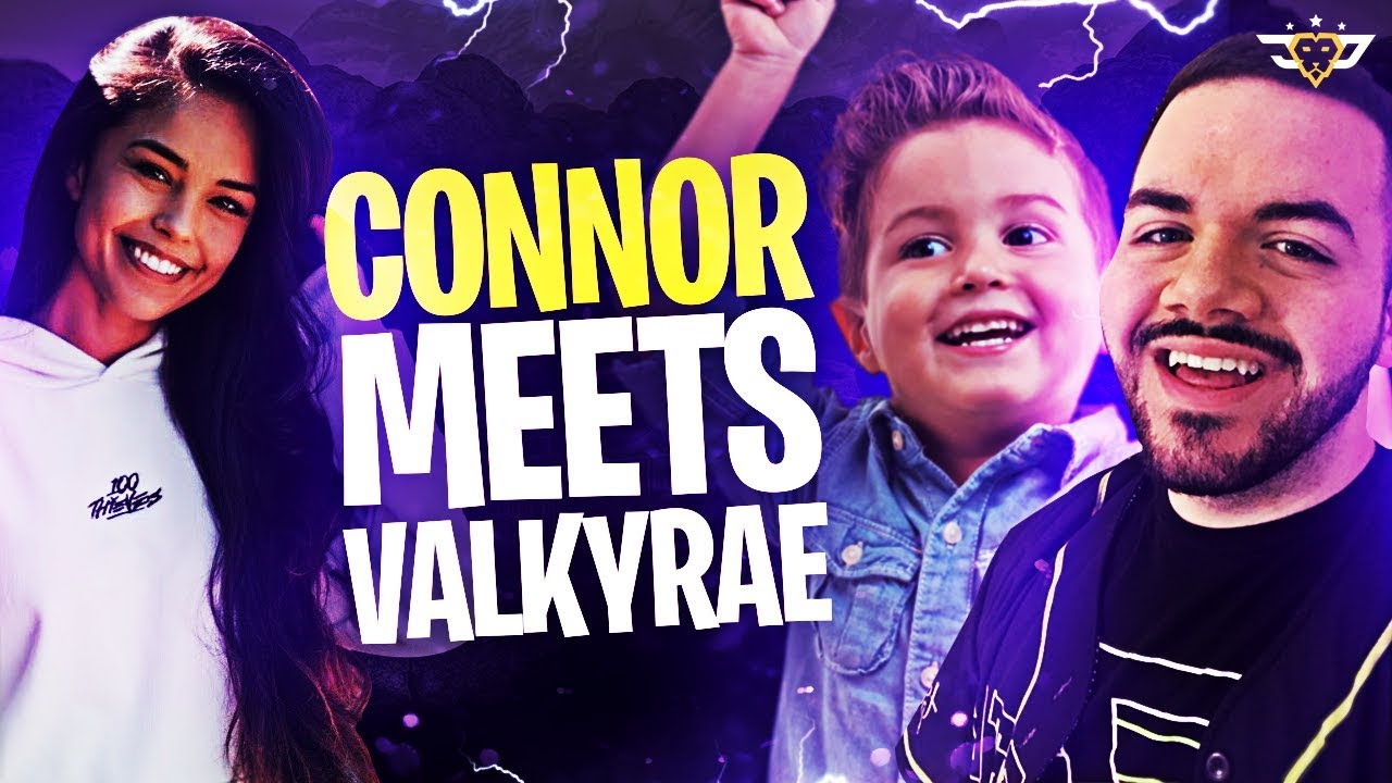 CONNOR MEETS VALKYRAE! HE ROASTED HER?! (Fortnite: Battle Royale)