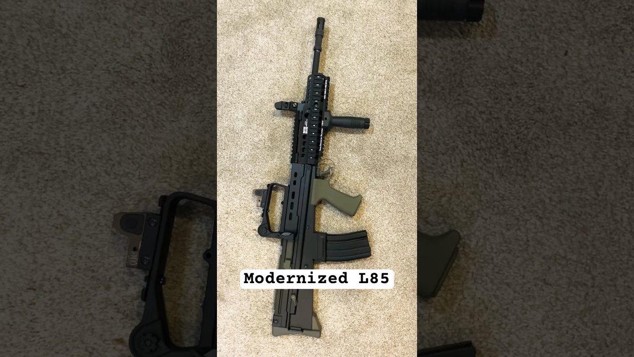 Modern L85 looks SICK! #airsoft #fpsgames #airsoftgun #scp #milsim #callofduty #bf6 #battlefield6