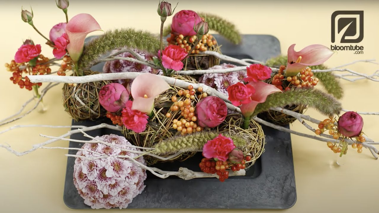 Autumn table arrangement