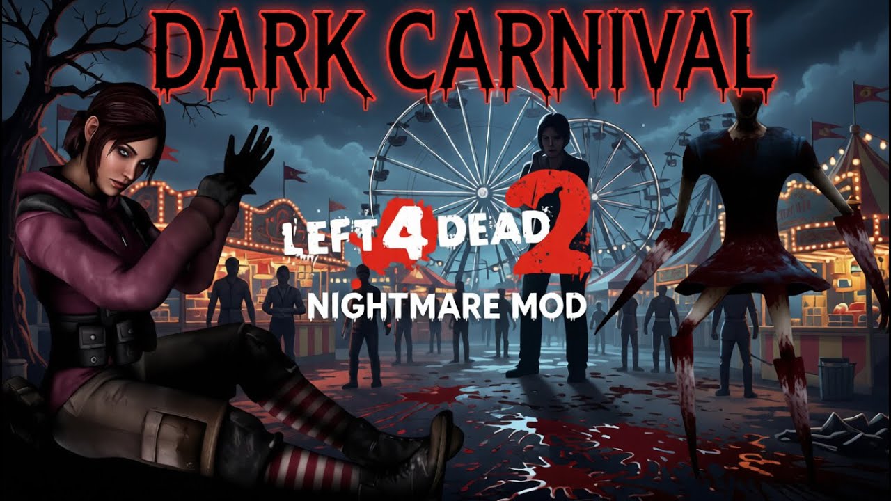 Left 4 Dead 2 - Last Man On Earth Mutation - NIGHTMARE MOD - Dark Carnival (EXPERT)