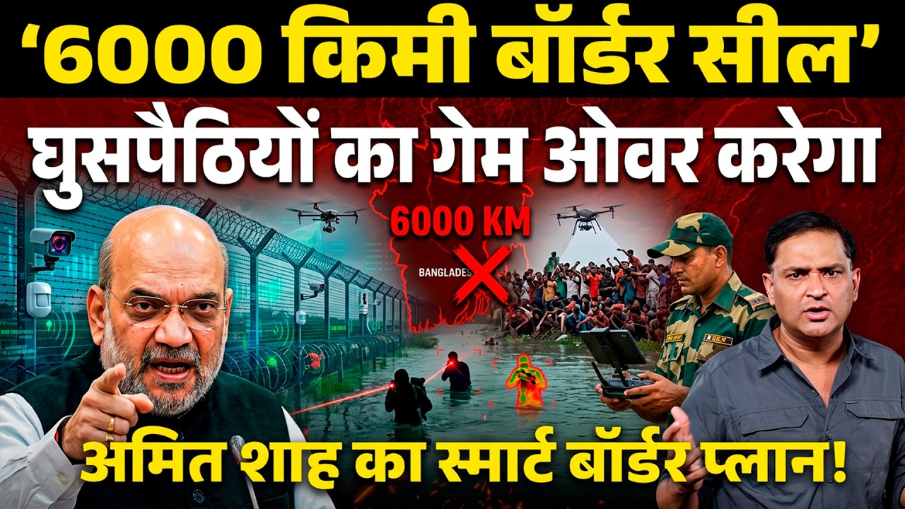 Amit Shah Reveals India's New Border Fortress Technology |Major Gaurav Arya | The Chanakya Dialogues