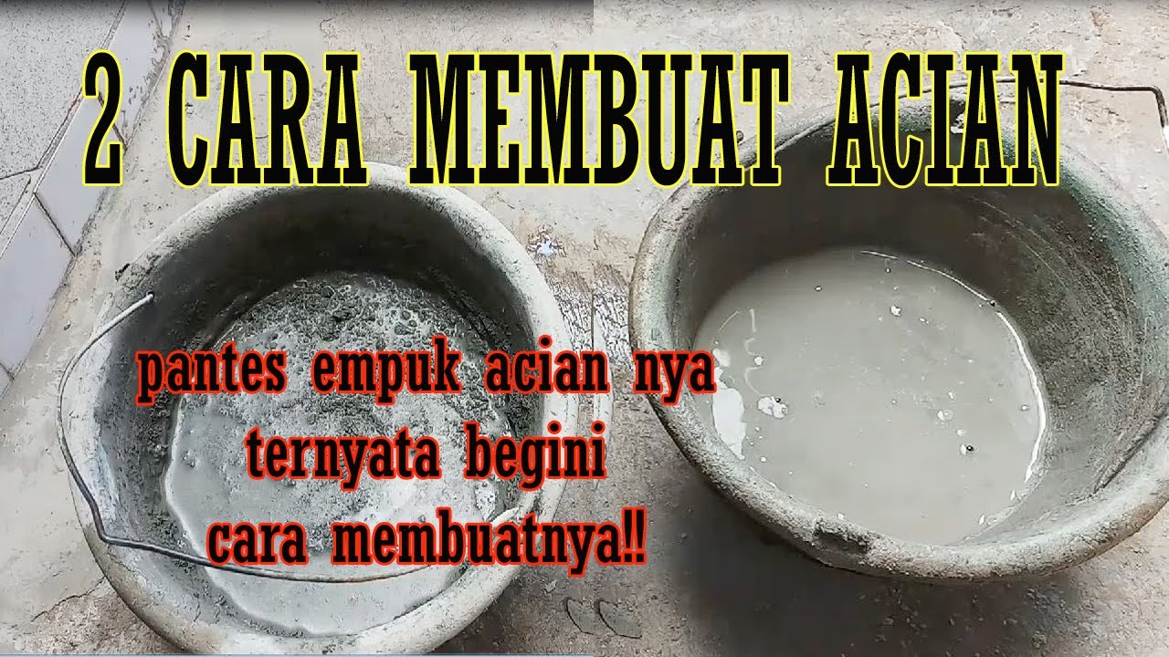 PANTES EMPUK ACIAN NYA !! TERNYATA BEGINI || 2 CARA MEMBUAT ACIAN
