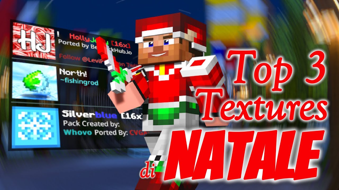 Provo le MIGLIORI TEXTURE NATALIZIE per le BEDWARS! [JAVA & BEDROCK]