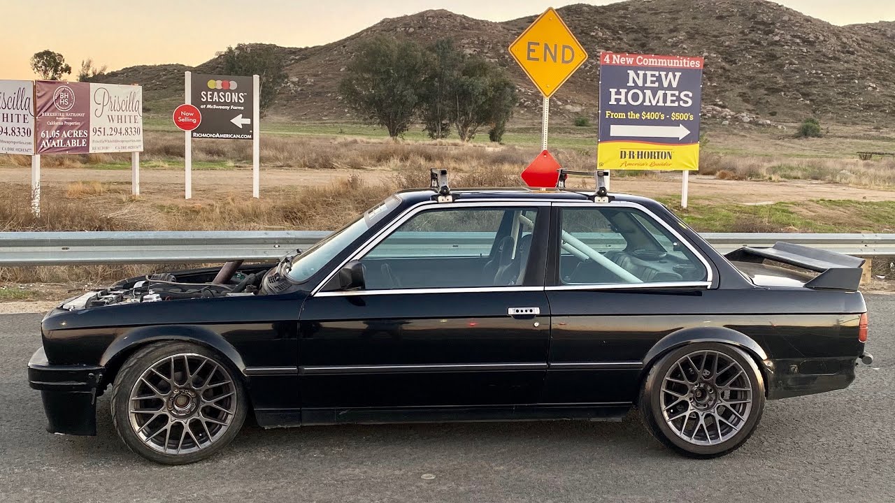 Insane 500 WHP S50 Swapped Turbo E30 Review - Respect Your Elders