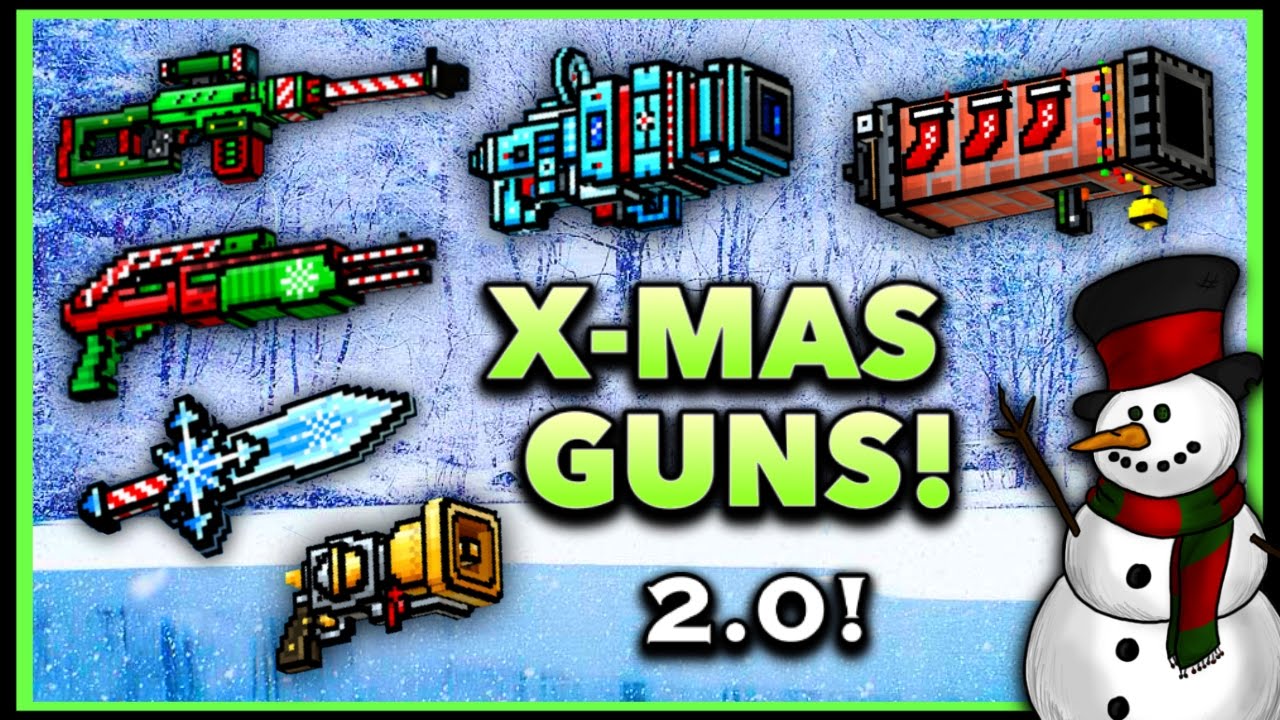 Pixel Gun 3D - Christmas Weapon Gameplay 2.0!