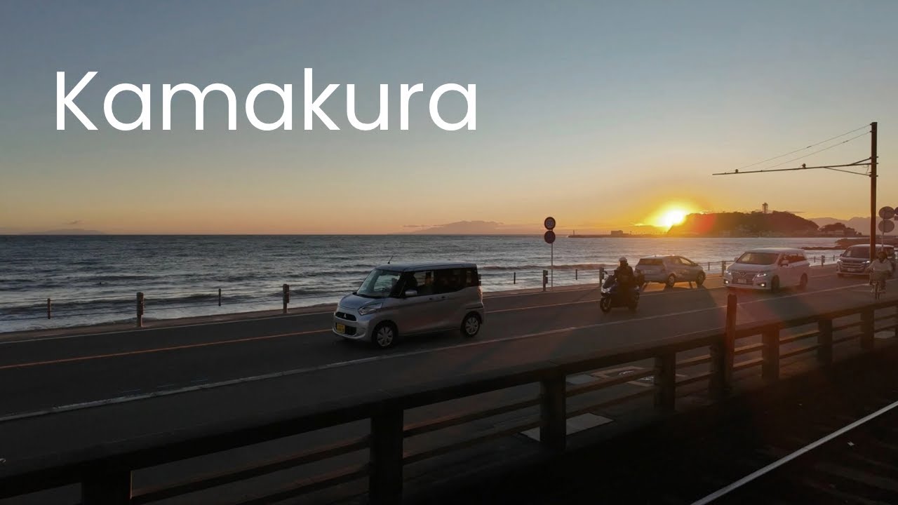 Kamakura: autumn foliage & sunset by the sea | Japan vlog ch.11