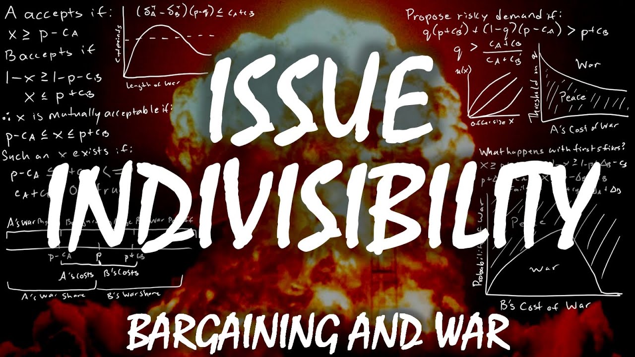 Issue Indivisibility | Bargaining and War