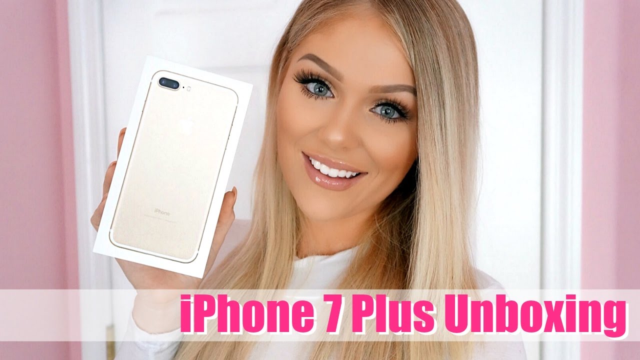 IPHONE 7 PLUS GOLD UNBOXING + REVIEW