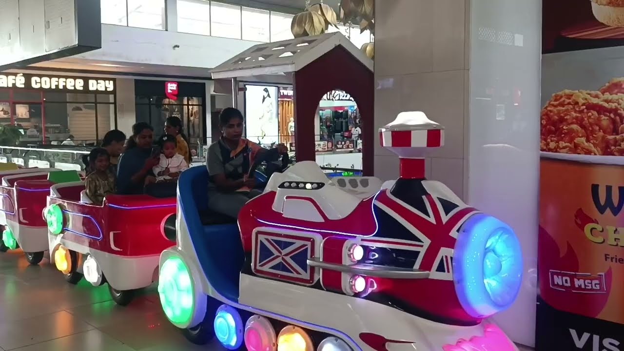 Kids train ride at Prozone Mall #prozonemall #kidstrain 