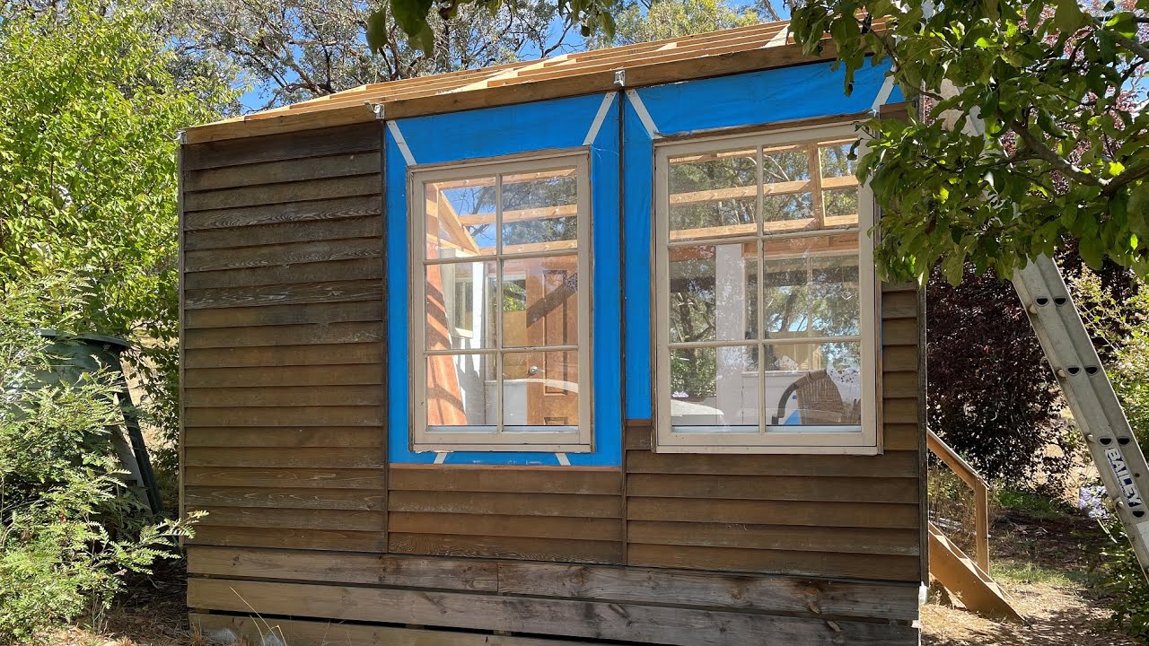 Bunkhouse Renovation  - Phase 2 - Install some Rear Windows for light and fresh air.
