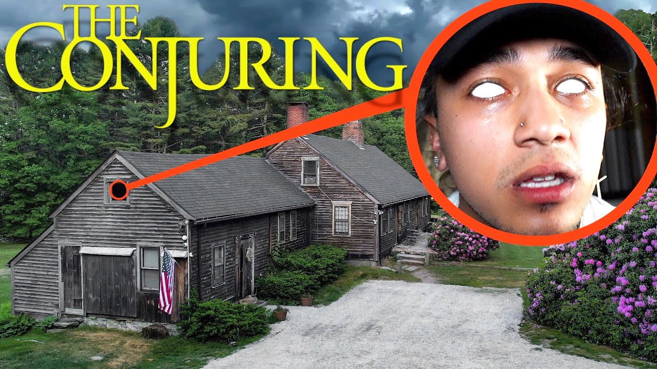 Drone catches this at the REAL Conjuring House (Demonic Possession Caught on Camera)