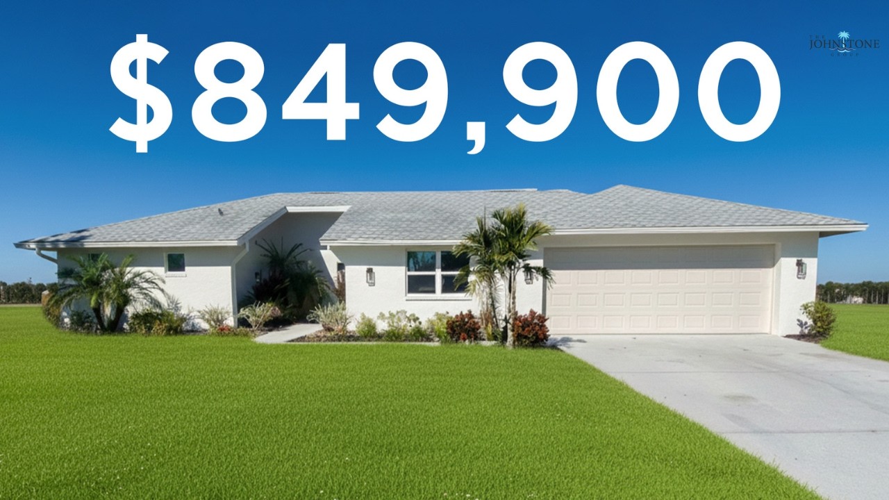 Touring a $850K Gulf Access Home with HUGE Yard & Pool in Fort Myers!