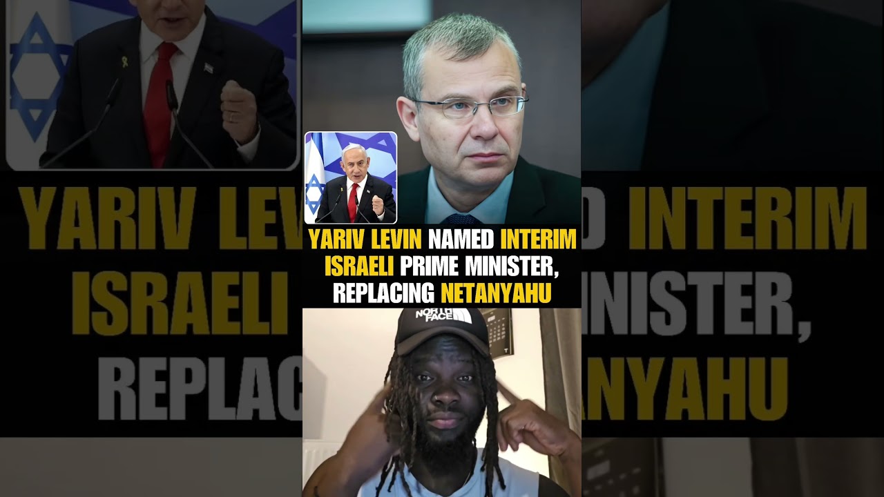 Yariv Levin has been appointed as the interim Prime Minister of Israel  in Benjamin Netanyahu place.