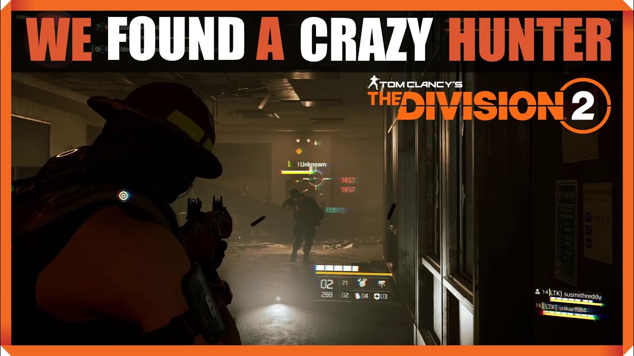 The Division 2 | CRAZY FIRST ENCOUNTER WITH A HUNTER