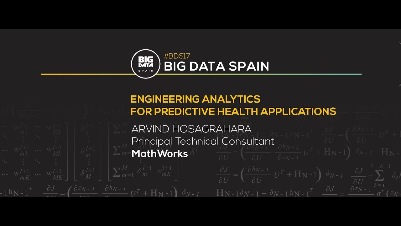 Engineering analytics for predictive health applications by Arvind Hosagrahara