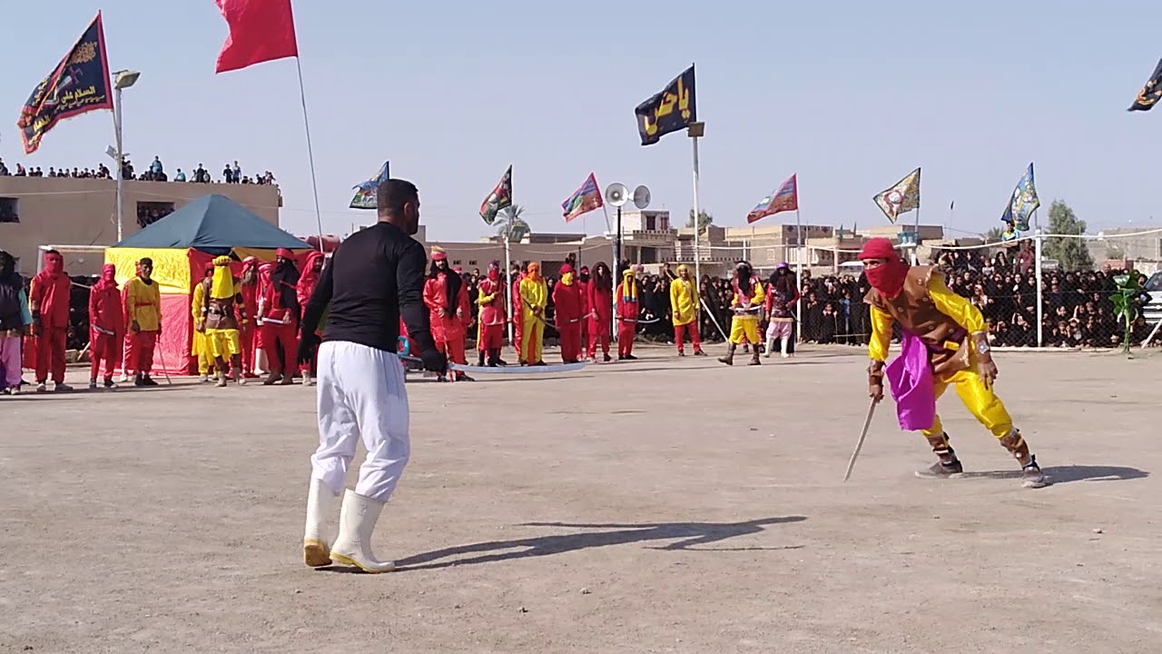 مشهد استشهاد عابس مع شوذب