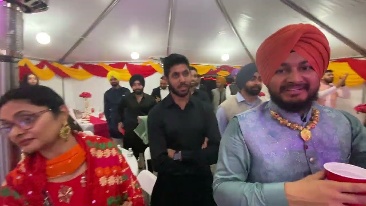 ਅਮਰੀਕਾ ਵਿੱਚ ਪੰਜਾਬੀ ਵਿਆਹ ਲਈ ਜਾਗੋ ਸਮਾਰੋਹ ਦਾ ਸਮਾਂ  Jaggo Ceremony time  in use Punjab Wedding