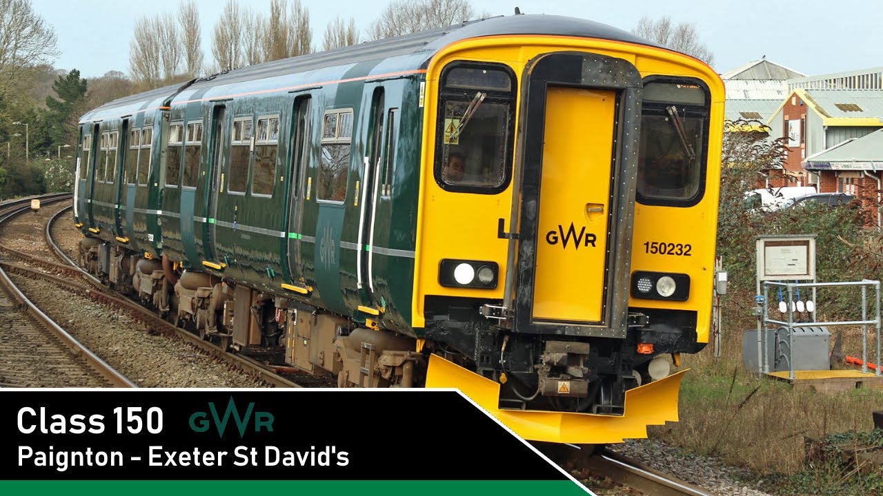 ⁴ᴷ Trundling down the Riviera Line | Great Western Railway Class 150 - Paignton to Exeter St Davids