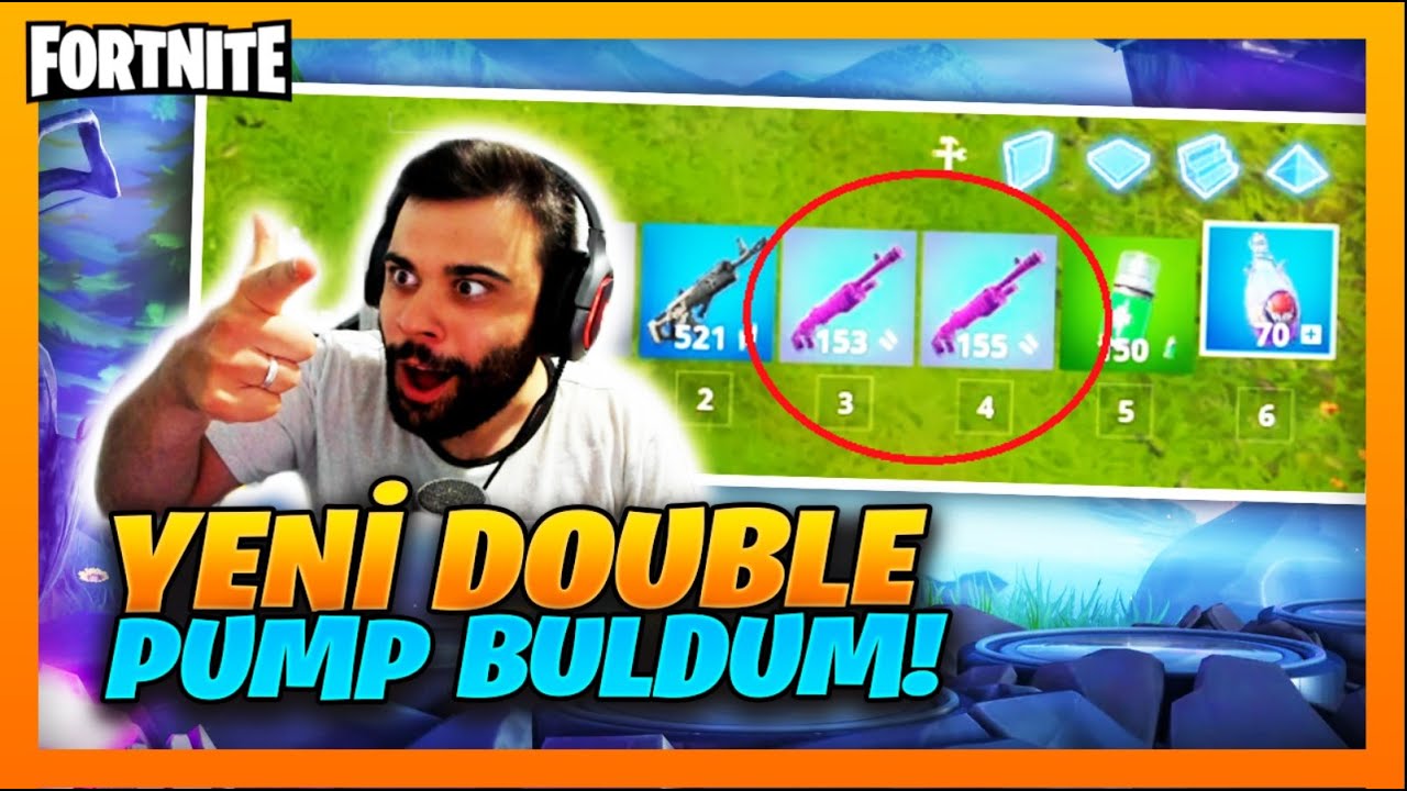 YENİ DOUBLE PUMP CHAPTER 6 SEZONA GELDİ ! RANKED MAÇTA YOK ETTİM (Fortnite Türkçe)