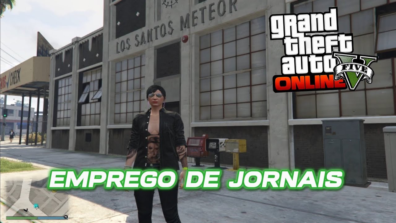 (#45) GTA ONLINE - EMPREGO DE JORNAIS 