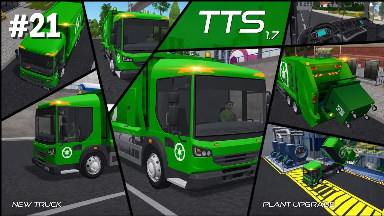 DAY 21 JADI SUPIR TRUCK SAMPAH - Trash Truck Simulator