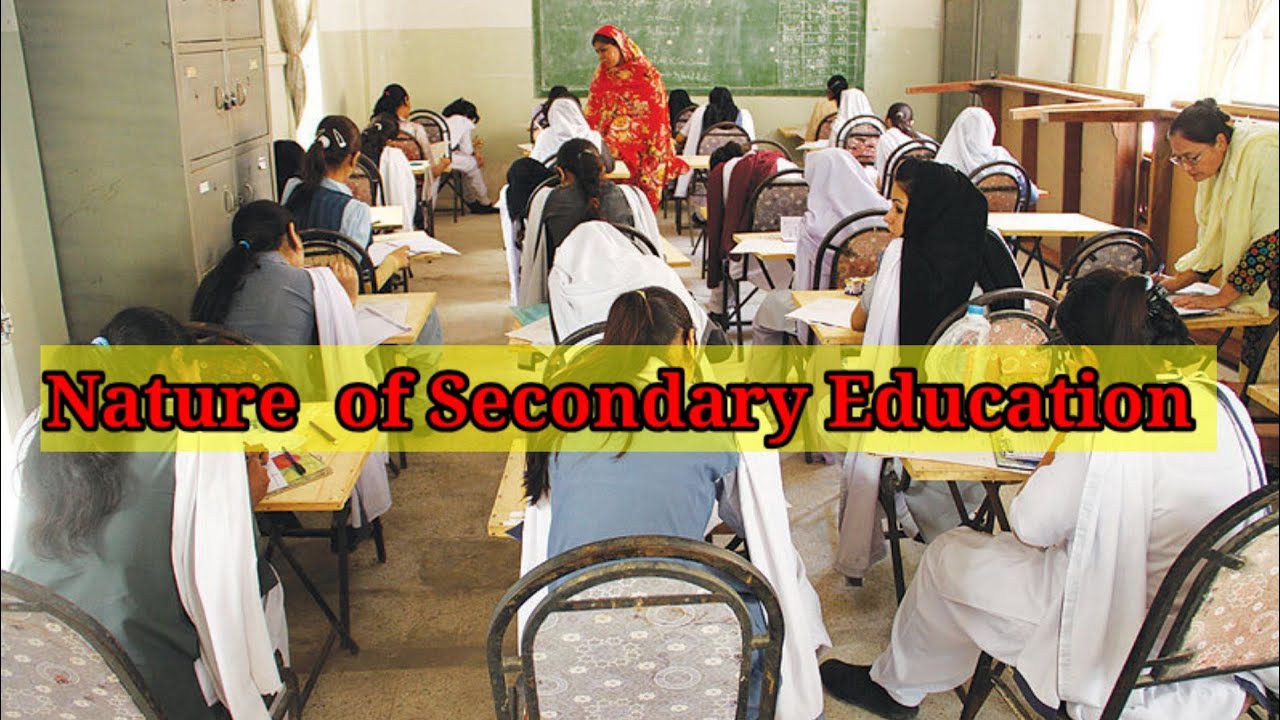 Nature of secondary education|urdu|