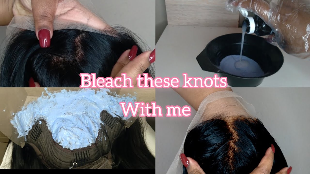 How to bleach knots on your lace wig|| Beginner friendly ft. Sterly Hair|| South African YouTuber 🇿🇦