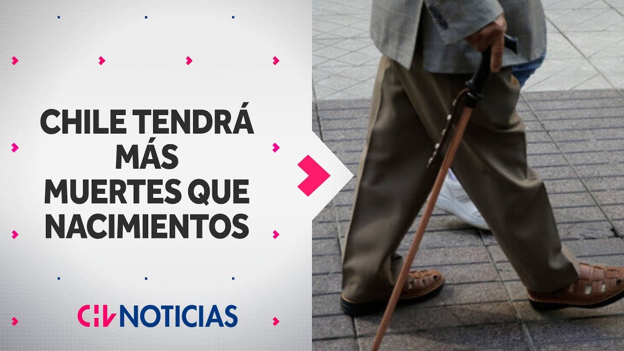 Chile tendrá más muertes que nacimientos: Las estimaciones del INE sobre la población del país