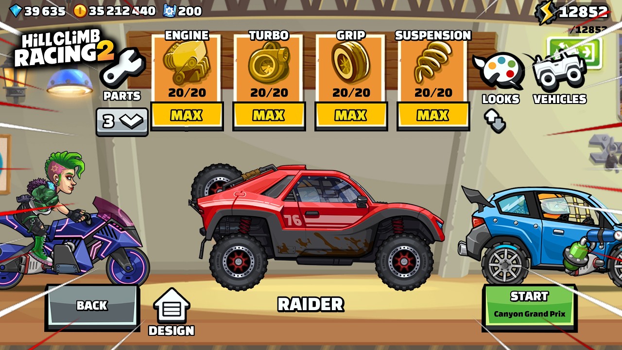 Hill Climb Racing 2 - RAIDER Update GamePlay Walkthrough