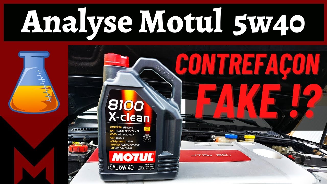 Analyse Huile Moteur 🚘 Motul 8100 X-Clean 5w40 C3 🔍 Contrefaçon⁉️ Arnaque⁉️ Fake⁉️ 🔧 Meca Maniaque